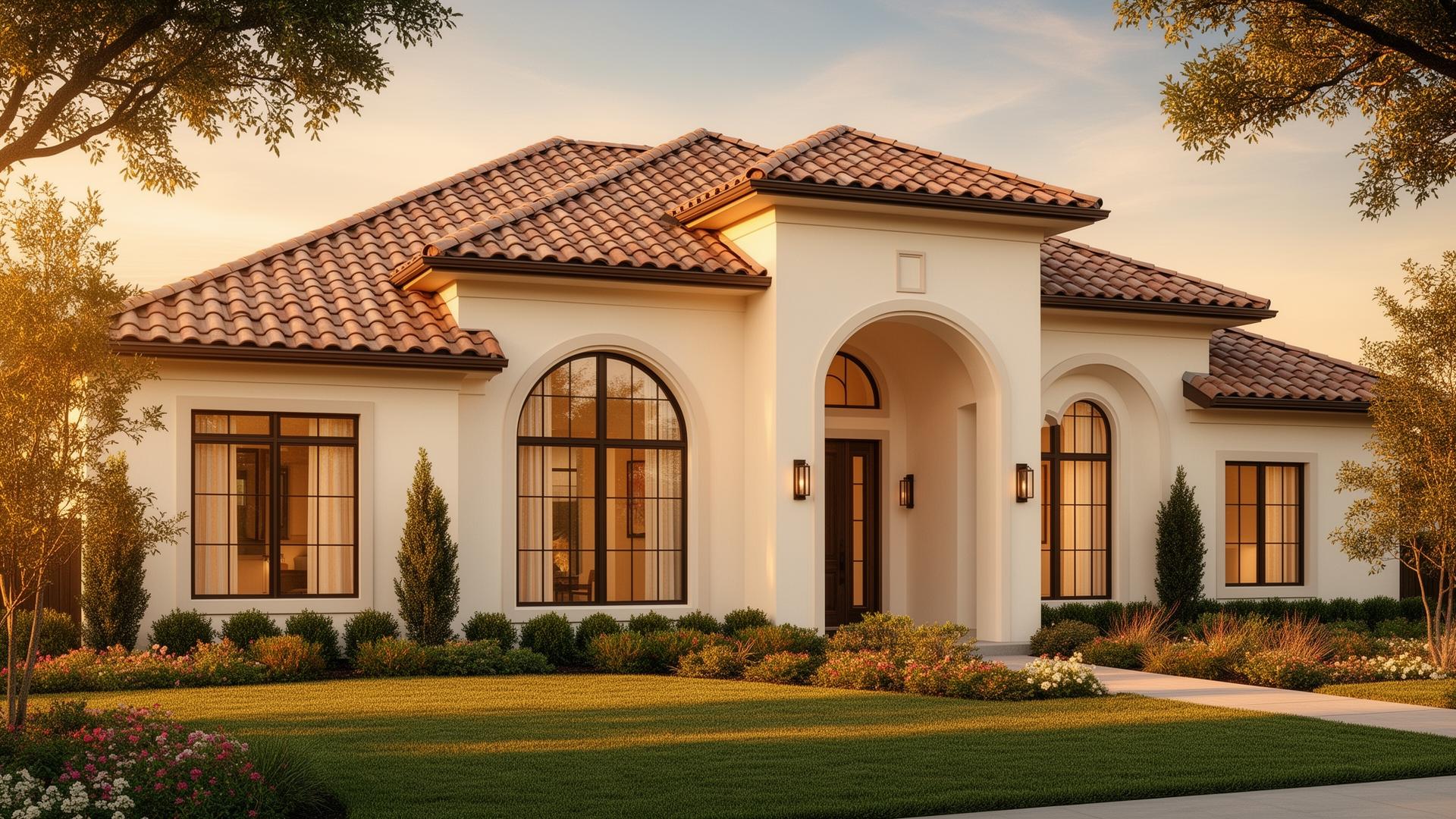Beautiful Fort Worth home with fresh stucco exterior